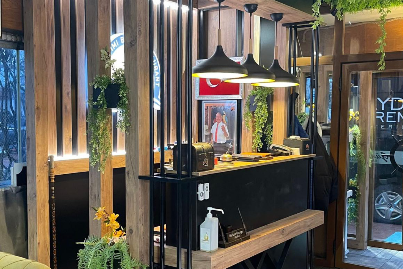 Restoranın iç görünümü