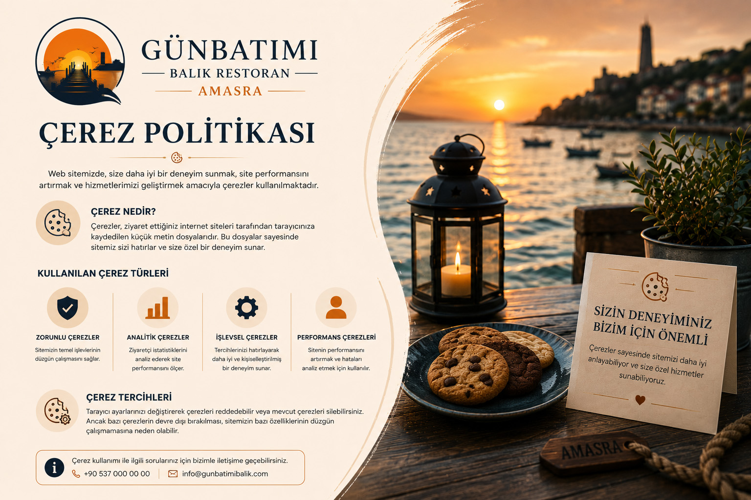 Çerez Politikası | Amasra Günbatımı Balık Restoran